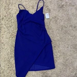 Royal blue dress